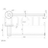 Meir Round Toilet Roll Holder