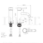 Meir Round Curved Basin Mixer