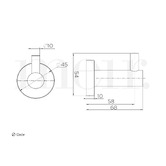 Meir Round Robe Hook