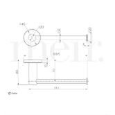 Meir Round Toilet Roll Holder