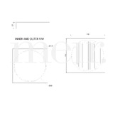 Meir 100mm Solid Brass Trapscrew Floor Waste