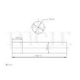 Meir Cylindrical Bathroom Door Stop
