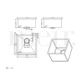 Meir 450mm Single Stainless Steel Kitchen Sink