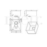 Meir Lavello 440mm Undermount Single Stainless Steel Kitchen Sink