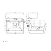 Meir Lavello 760mm Single Stainless Steel Kitchen Sink