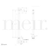 Meir Square Freestanding Bath Mixer Tap