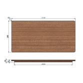 Meir Lavello Sapele Wood Chopping Board