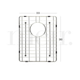 Meir Lavello 330mm Stainless Steel Sink Grid