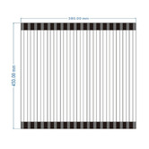 Meir Lavello 380mm Stainless Steel Roller Mat