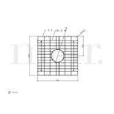 Meir Lavello 390mm Stainless Steel Sink Grid