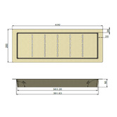 Meir Lavello 430mm Stainless Steel Sink Colander