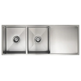 Meir Lavello 1160mm Double Kitchen Sink with Drainer