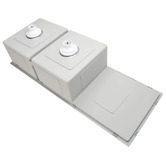 Meir Lavello 1160mm Double Kitchen Sink with Drainer