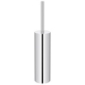 Meir Round Brass Toilet Brush &amp; Holder