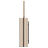 Meir Round Brass Toilet Brush &amp; Holder