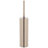 Meir Round Brass Toilet Brush &amp; Holder