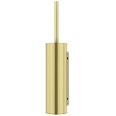 Meir Round Brass Toilet Brush &amp; Holder