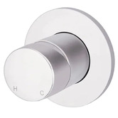 Meir Round Pinless Shower/Bath Wall Mixer Trim Kit Only