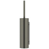 Meir Round Brass Toilet Brush &amp; Holder