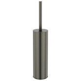 Meir Round Brass Toilet Brush &amp; Holder