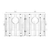 Meir Lavello 320mm Stainless Steel Sink Grid
