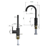 Meir Round Gooseneck Basin Mixer