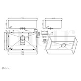 Meir Lavello 760mm Stainless Steel Kitchen Sink