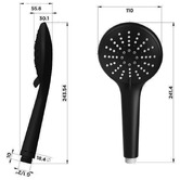 Meir Round 3 Function Hand-held Shower Head