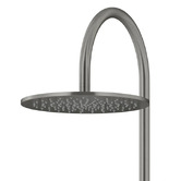 Meir Round Gooseneck 300mm Twin Shower with 3 function Hand Shower