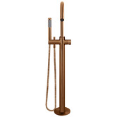 Meir Floor Mounted Bath Mixer with Hand-Held Shower