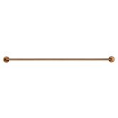 Meir Round 900mm Double Brass Towel Rail