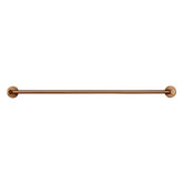 Meir Round 600mm Double Brass Towel Rail