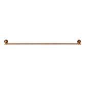 Meir Round 600mm Single Brass Towel Rail