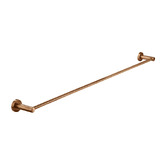Meir Round 900mm Single Brass Towel Rail