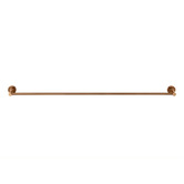 Meir Round 900mm Single Brass Towel Rail