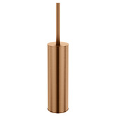 Meir Round Brass Toilet Brush &amp; Holder