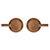 Meir Round Quarter Turn Wall Tap Assemblies