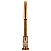 Meir Round Gooseneck Brass Sink Mixer