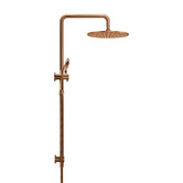 Meir Round 3 Function Twin Shower With Square Gooseneck