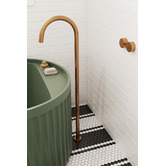 Meir Curved Freestanding Bath Spout