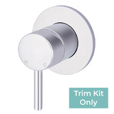 Meir Round Short Pin Lever Wall Mixer Trim Kit Only