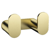 Meir Curvae 100mm Stainless Steel Double Robe Hook