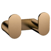 Meir Curvae 100mm Stainless Steel Double Robe Hook