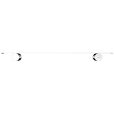 Meir Curvae 400mm Stainless Steel Shower Shelf
