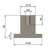 Meir Oppen 30mm Round Knob