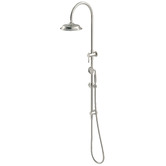 Meir Harrington Brushed Nickel Twin Shower