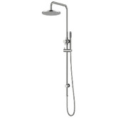 Meir Bayside Stainless Steel Round Twin Shower