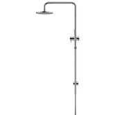 Meir Bayside Stainless Steel Round Twin Shower