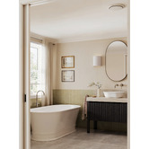 Meir Harrington 200mm Brushed Nickel Bath/Basin Wall Spout