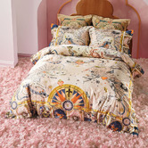 Camilla House of Horoscopes 500TC Cotton Sateen Quilt Cover Set